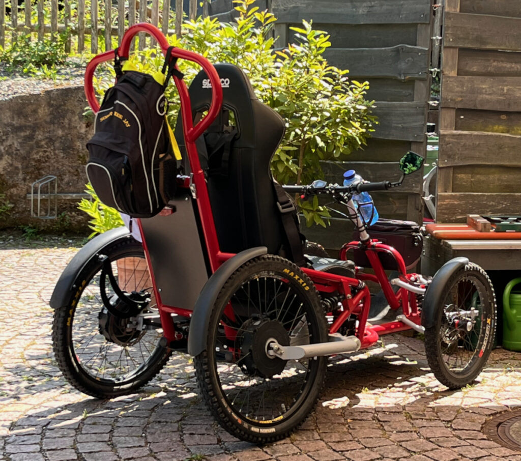 Der Quadrix, ein Outdoor Elektrorollstuhl.
